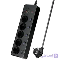 محافظ ولتاژ و شارژر پاورسوکتس مدل BKL-505EU