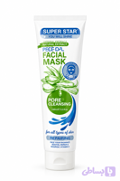 ماسک صورت پیل‌آف سوپر استار مدل Pore Cleansing