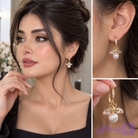 گوشواره «زنبور مرواریدی»