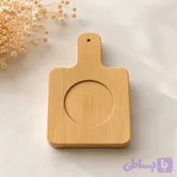 زیر لیوانی بامبو دسته دار 6 عددی
