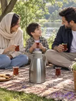 فلاسک چای برند ریور درب طوسی