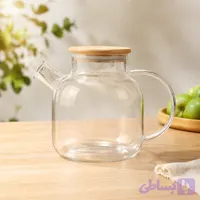 قوری پیرکس درب بامبو وارداتی