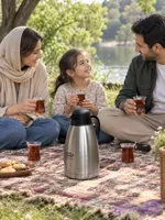 فلاسک چای برند ریور درب مشکی