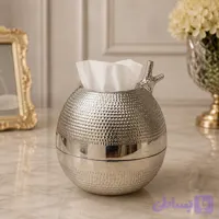 جادستمالی آلومینیومی نقره ای طرح چکشی