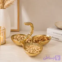 اردو خوری آلومینیومی طلایی طرح چکشی