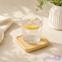 زیر لیوانی 4 گوش بامبو 6 عددی