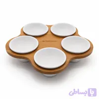 اردوخوری گردان سرامیکی برند کائولینا 5تایی