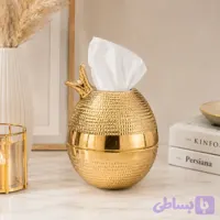 جادستمالی آلومینیومی طلایی طرح چکشی
