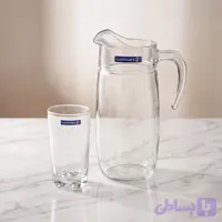 ست 7 پارچه پارچ ولیوان لومینارک وارداتی
