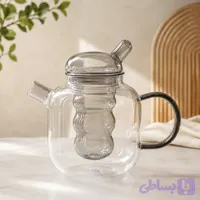 قوری پیرکس دودی با صافی پیرکس وارداتی