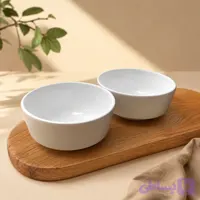 پیاله سرامیکی سفید 6 عددی