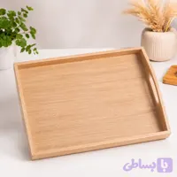 سینی بامبو دسته دار