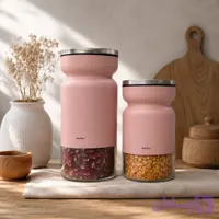 جا حبوباتی باریکو درب استیل