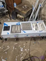 رو میزی پنج کاره فر ساندویچی گیریل استیک صنعتی نور استیل