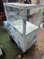 تک سنگ 30در55 چرخ سیار فر ساندویچی صنعتی دور شیشه
