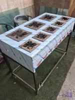 کته پز شیش شعله املت پزی کته پز فر ساندویچی صنعتی