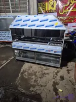 کباب پز گازی و ذغالی صنعتی هود دار فر ساندویچی