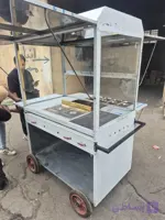 چرخ دستی فود کار سلف دار فر ساندویچی صنعتی