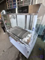 گیریل روغنی ۹۰ سانتی فر ساندویچی صنعتی نور استیل