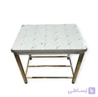 میز تمام استیل میز کار صنعتی فر ساندویچی 90 سانتی