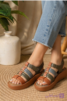 کفش رنگی بند دار وارداتی طبی