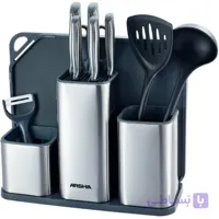 سرویس چاقوی آشپزخانه ۱۱ پارچه عرشیا مدل KS478-3721