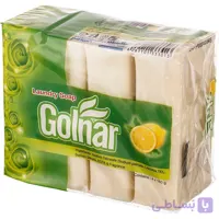 صابون رختشویی گلنار بسته ۴ عددی