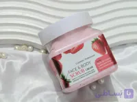 اسکراب صورت و بدن توت فرنگی