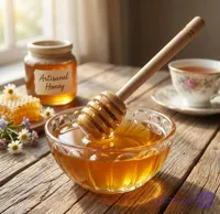 قاشق عسل خوری چوبی کد ۳۷