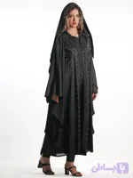 عبا کرپ سنگ‌دوزی کد 9188