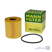 فیلتر روغن پژو 206 (پایه کوتاه) برند مان MANN