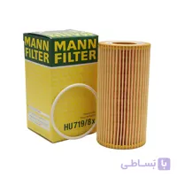 فیلتر روغن ولوو C70 مدل HU719/8x برند مان MANN