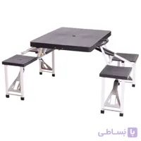 میز و صندلی 4 نفره تاشو مسافرتی ( نوک مدادی )