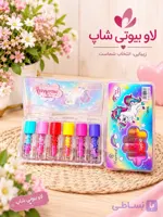 برق لب شاین‌دار صورتی حرارتی مینی فانتزی ۶ عددی