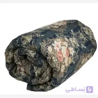 لحاف کرسی گل سرمه ای 4در4