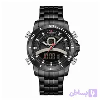 ساعت مچی نیوی فورس مردانه مشکی مدل Naviforce 9181 - ارزان ساعت
