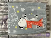 پتو حوله ای طرح خرس کریسمسی