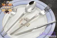 سرویس قاشق و چنگال 30 نفره 140 پارچه لوکاس (رزنباخ) از استیل ضد زنگ کد 4030M مدل براق