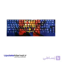 برچسب حروف فارسی و انگلیسی کیبورد طرح آبنباتی