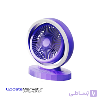 پنکه رومیزی شارژی مدل Multifunctional desktop fan 954