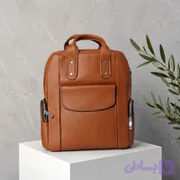 کوله پشتی چرم طبیعی مدل کایا (۳ کاره)