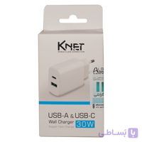 شارژر موبایل و تبلت 30 وات کی نت K-F23