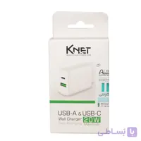 شارژر موبایل و تبلت 20 وات کی نت K-F21