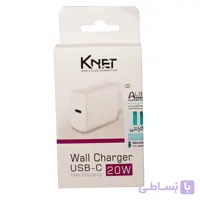 شارژر موبایل و تبلت 20 وات کی نت K-F20