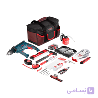 کیت دریل چکشی همراه با متعلقات 57عددی رونیکس مدل RS-3002