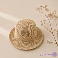 کلاه زنانه و دخترانه رافیا مدل باگت