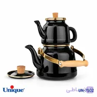 کتری و قوری لعابی 2/5 لیتر یونیک UN-7502