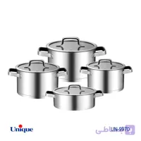 سرویس قابلمه 8 پارچه تمام استیل یونیک UN-9970