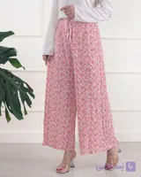 دامن شلواری زنانه سایز بزرگ پلیسه وارداتی شکوفه