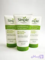 ژل شست و شوی مرطوب کننده صورت سیمپل moisturising facial wash